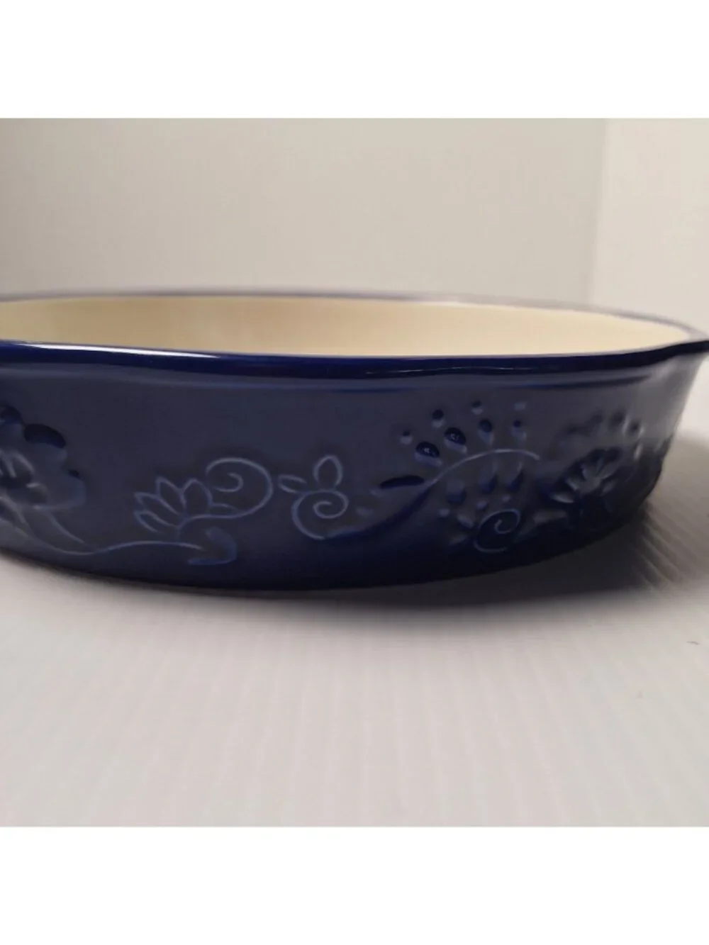 THE PIONEER WOMAN STONEWARE PIE/CAKE/DISH VIBRANT CELIA FLORAL PATTERN #2912DMT